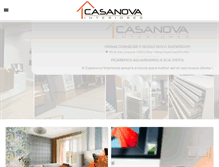Tablet Screenshot of casanova-interiores.com
